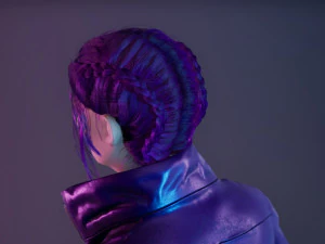 Personagem Feminina Frida Modelo 3D