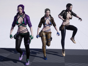 Frida Female Character Modelo 3D