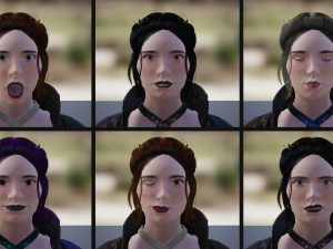 Frida Female Character Modelo 3D