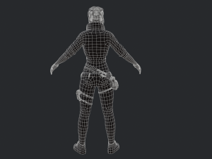 Frida Female Character Modelo 3D