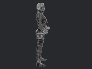 Frida Female Character Modelo 3D