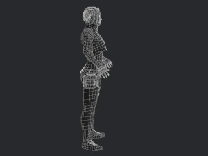 Personagem Feminina Frida Modelo 3D