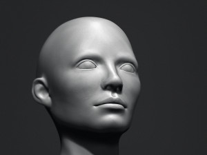Free Bust Head Base Modelo 3D