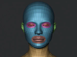 Base de cabe&ccedil;a de busto gr&aacute;tis Modelo 3D