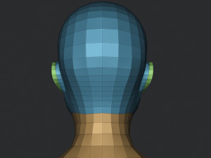 Free Bust Head Base Modelo 3D