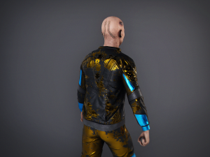 Azur Cyber Man Modelo 3D