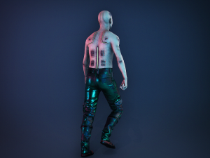 Azur Cyber Man Modelo 3D