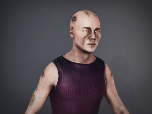 Azur Cyber Man Modelo 3D