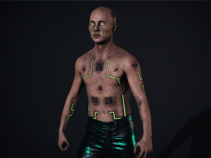 Azur Cyber Man Modelo 3D