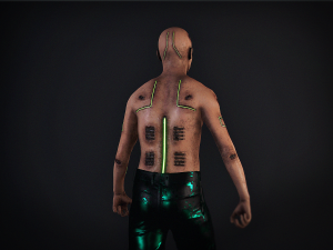 Azur Cyber Man Modelo 3D