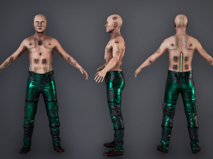 Azur Cyber Man Modelo 3D