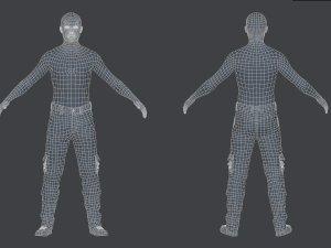 Azur Cyber Man Modelo 3D