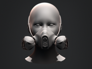 Gas Mask Constructor Kitbash Vol 01 3D मॉडल
