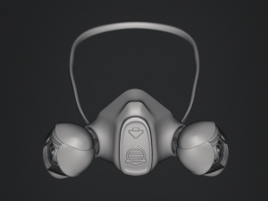 Gas Mask Constructor Kitbash Vol 01 3D मॉडल
