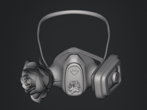 Gas Mask Constructor Kitbash Vol 01 3D मॉडल