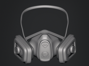 Gas Mask Constructor Kitbash Vol 01 3D मॉडल