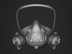 Gas Mask Constructor Kitbash Vol 01 3D मॉडल