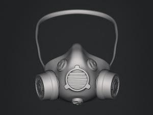 Gas Mask Constructor Kitbash Vol 01 3D मॉडल