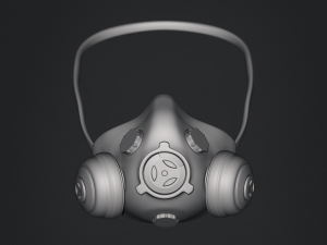 Gas Mask Constructor Kitbash Vol 01 3D मॉडल