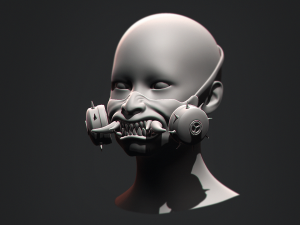 Gas Mask Constructor Kitbash Vol 02 3D मॉडल