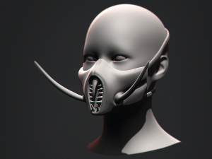 Gas Mask Constructor Kitbash Vol 02 3D मॉडल