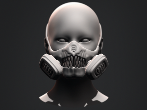 Gas Mask Constructor Kitbash Vol 02 3D मॉडल