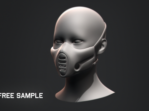 Gas Mask Constructor Kitbash Vol 02 3D मॉडल