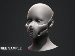 防毒面具构造器 Kitbash 第 02 卷 3D 模型