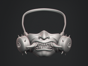 Gas Mask Constructor Kitbash Vol 02 3D मॉडल