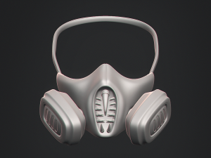 Gas Mask Constructor Kitbash Vol 02 3D मॉडल