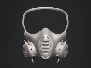 Gas Mask Constructor Kitbash Vol 02 3D मॉडल