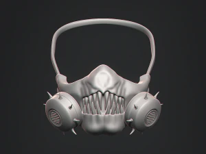 防毒面具构造器 Kitbash 第 02 卷 3D 模型