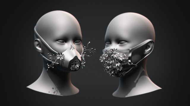 Mask Constructor Kitbash Vol 03 3D मॉडल .c4d .max .obj .3ds .fbx .stl .blend 