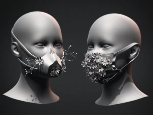 Kitbash Construtor de M&aacute;scara Vol 03 Modelo 3D