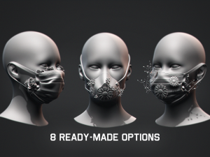 Mask Constructor Kitbash Vol 03 3D मॉडल