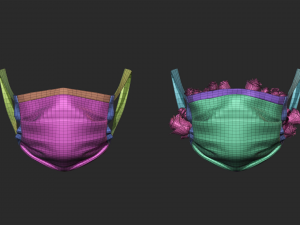 Mask Constructor Kitbash Vol 03 3D मॉडल