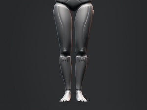 Female Robot Base Mesh 3D Model