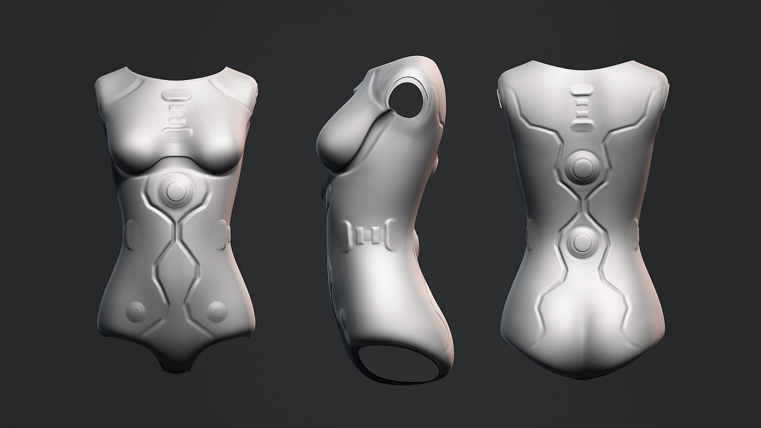 Female Custom Base Mesh 3d Model