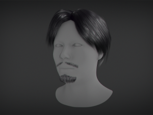 Hair - Short Male Hairstyle 3D 모델