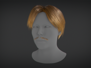 Hair - Short Male Hairstyle 3D 모델
