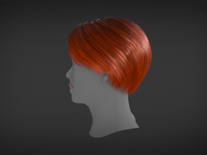 Hair - Short Male Hairstyle 3D 모델
