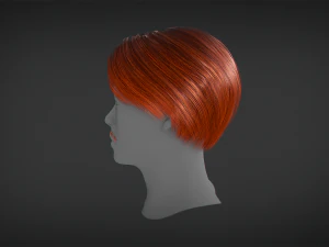 Hair - Short Male Hairstyle 3D Model