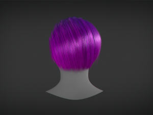 Hair - Short Male Hairstyle 3D 모델