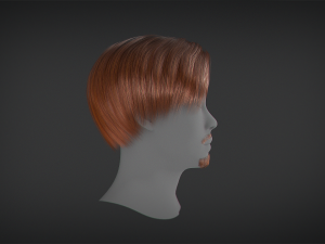 Hair - Short Male Hairstyle 3D 모델