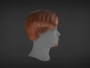 Hair - Short Male Hairstyle 3D Model