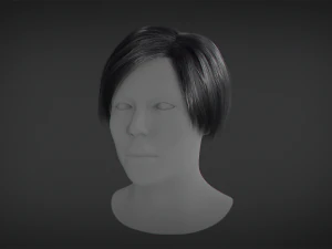 Hair - Short Male Hairstyle 3D Model