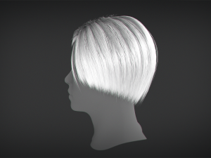 Hair - Short Male Hairstyle 3D 모델