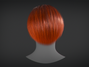 Hair - Short Male Hairstyle 3D 모델