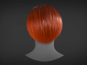 Hair - Short Male Hairstyle 3D Model