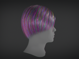 Hair - Short Male Hairstyle 3D 모델